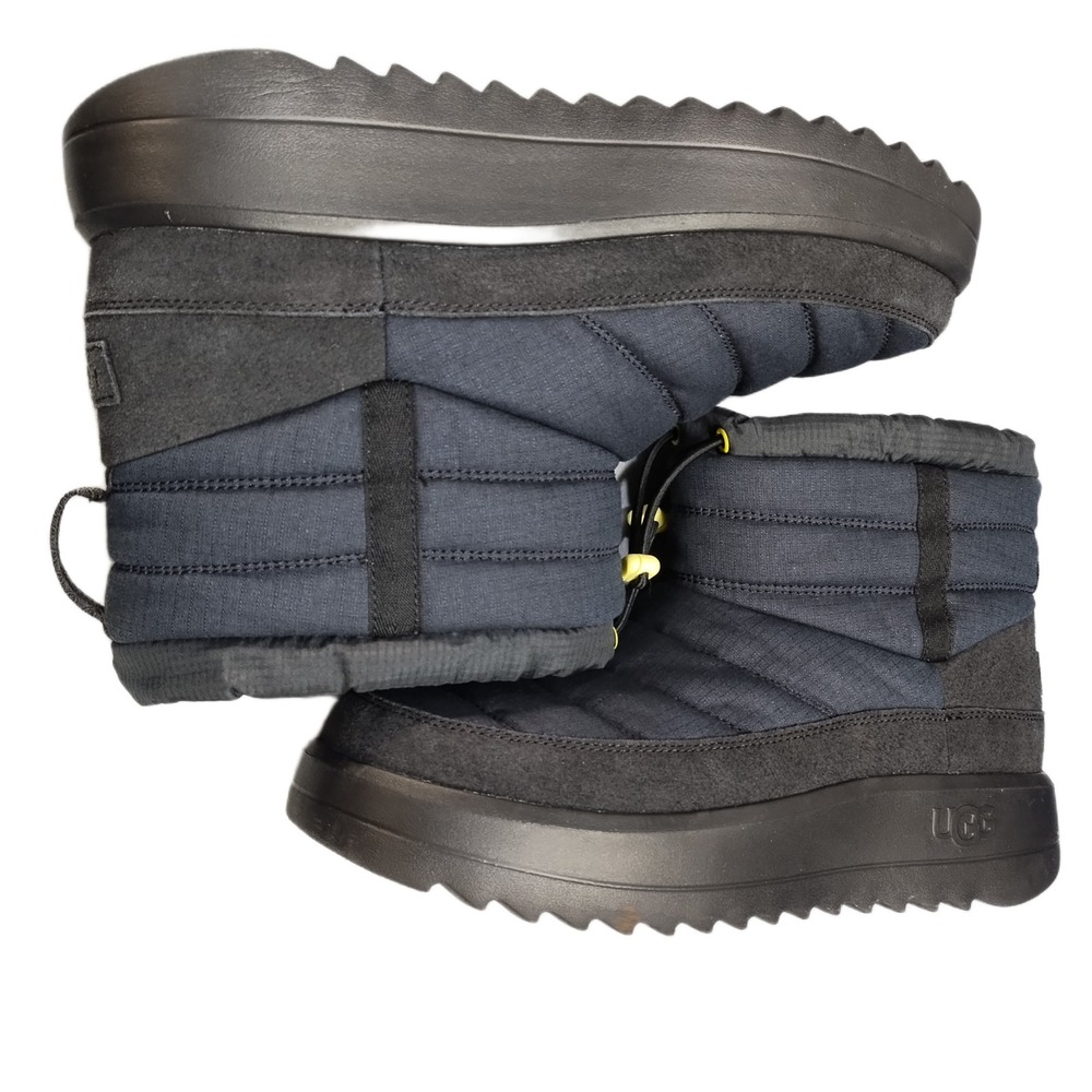 UGG Maxxer Mini Winter Boots Mens US 13 Blue Black Drawcord Toggle 1146714 EUC